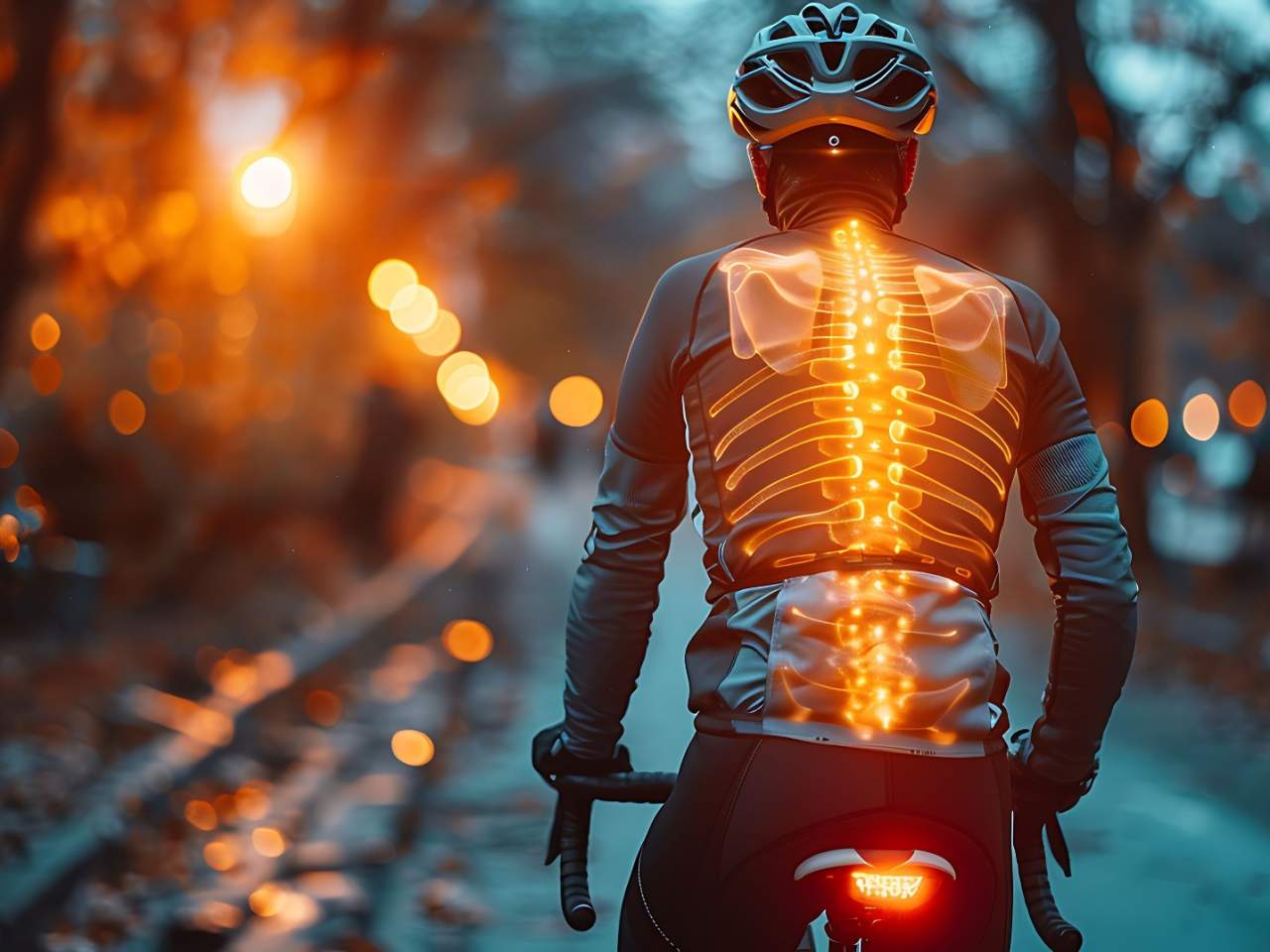 La Columna vertebral y la bicicleta 
