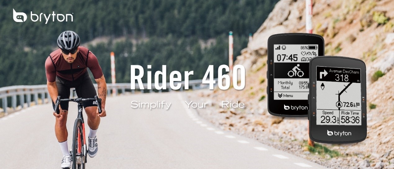 Rider 460, el nuevo ciclocomputador GPS de Bryton Inc. 