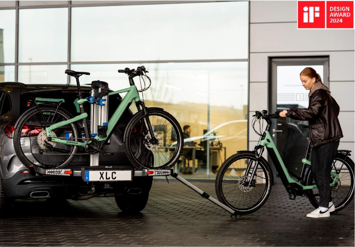 El Almada Work-E de XLC, tu portabicis perfecto. 