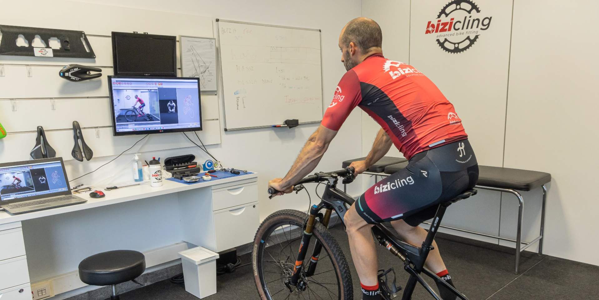 Biomecánica y geometría en Bicicleta BTT (MTB) 