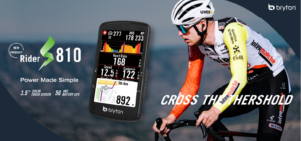 Bryton lanza el Rider S810, un nuevo ciclocomputador GPS 